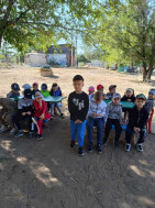 Занятие на свежем воздухе.